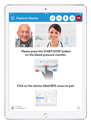 LE Mobility Home Healthcare iPad Sync Device Old Man 300x409